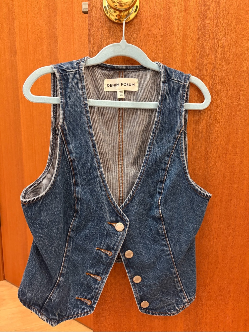 Aritzia Denim Vest